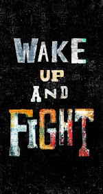 Wake up and fight | Inspirational wallpapers for iPhone