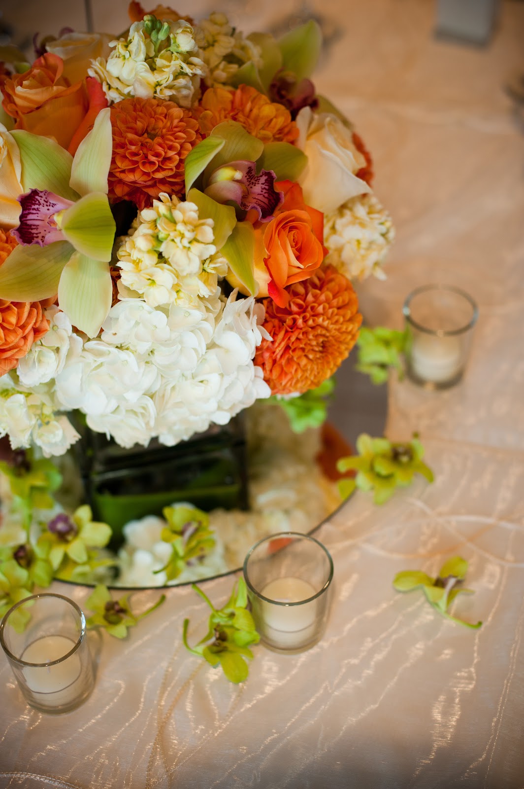 hydrangea centerpieces for