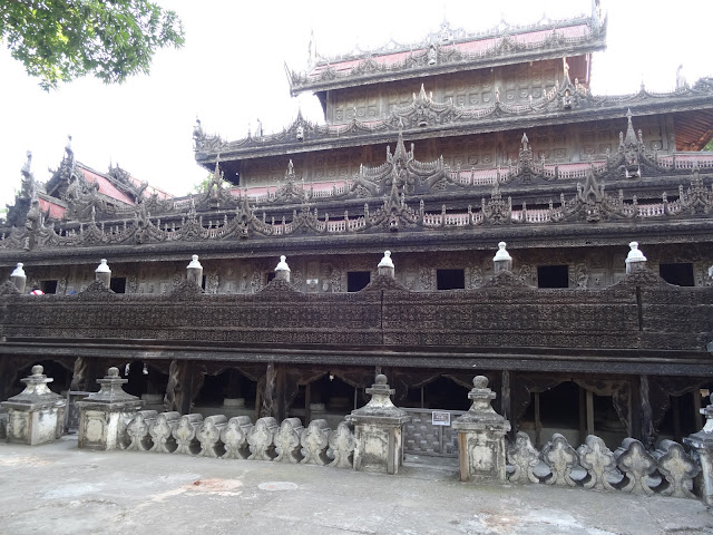 Shwenandaw Monastery Mandalay Myanmar Burma