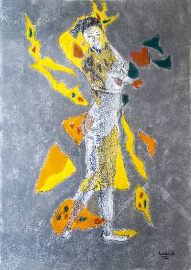 Shedding - 1, painting by Ambika Wahi (www.indiaart.com)