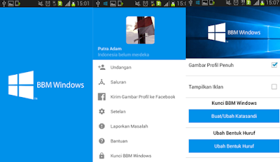 BBM Mod: Windows Style Theme Apk