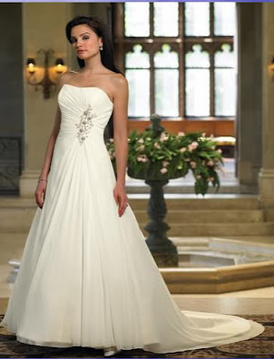 Trends strapless wedding dress