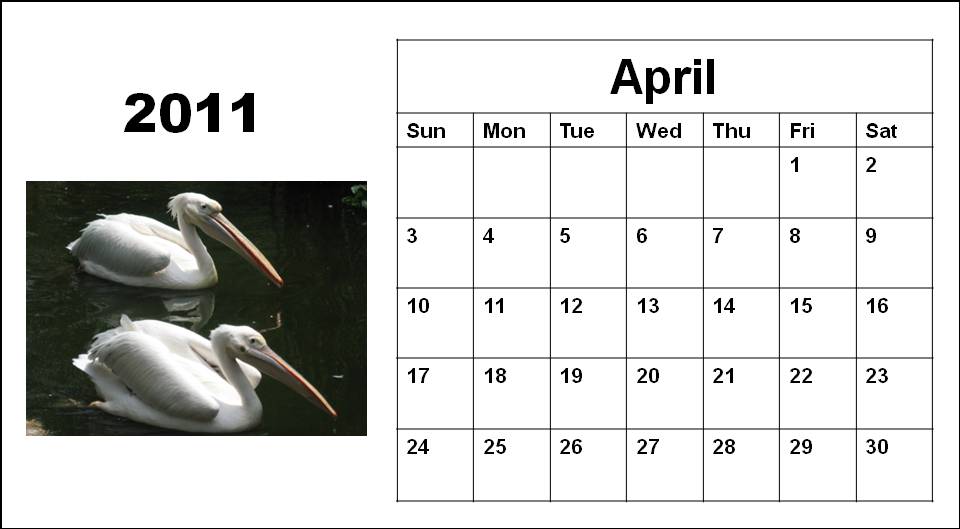 calendar april 2011 with holidays. feb Calendar+april+2011+