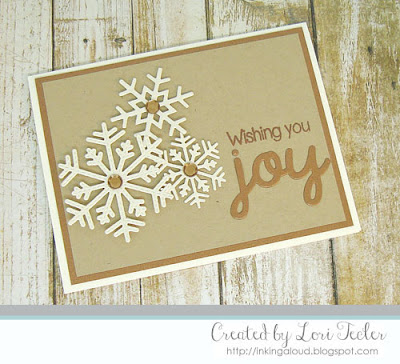 Wishing You Joy card-designed by Lori Tecler/Inking Aloud-stamps and dies from Lil' Inker Designs