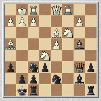 Posición partida de ajedrez Román Torán contra Rossetto, Barcelona 1952