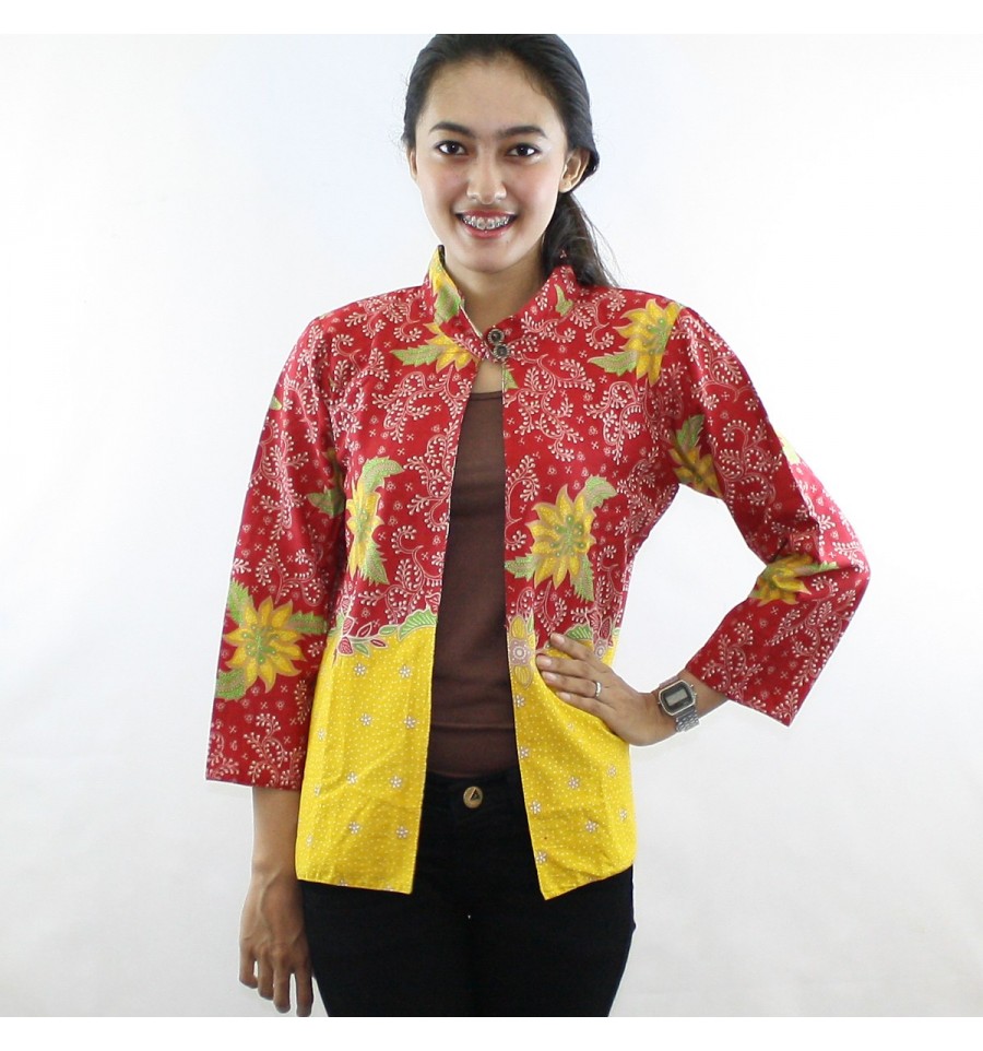 15 Model Baju Batik Kombinasi Bolero  Terbaru 2020 Model  