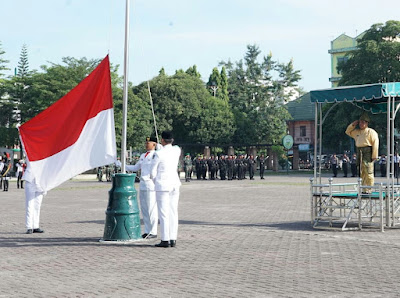 Pimpin Upacara, Pj Wako Tebing Tinggi: "Jadikan Pancasila Sebagai Pegangan Kehidupan Sehari-hari"