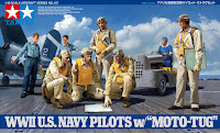 Tamiya 1/48 WWII U.S. Pilots w/ "Moto-Tug" (61107) Color Guide & Paint Conversion Chart