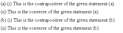 Solutions Class 11 Maths Chapter-14 (Mathematical Reasoning)