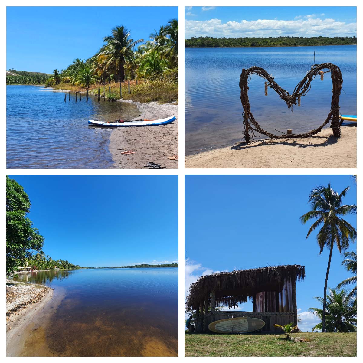 Praias de Barra Grande na Península de Maraú, Bahia