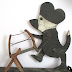 Antique American Folk Art Sculpture Mickey Mouse Whirligig circa 1928
collection Jim Linderrman