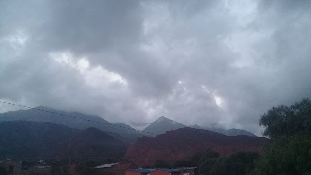 Heute Regentag in Esmoraca Bolivien. Hoy dia con un tiempo lluvioso