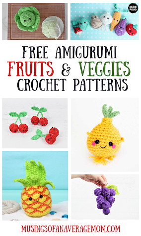 Free Amigurumi fruit crochet patterns