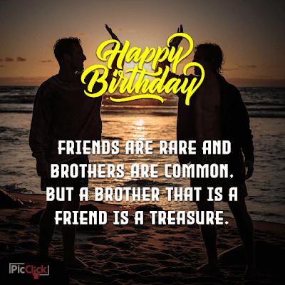 Beautiful happy birthday message for brother