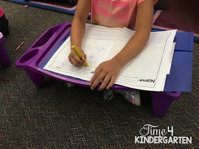 lap desk for flexible seating in kindergarten