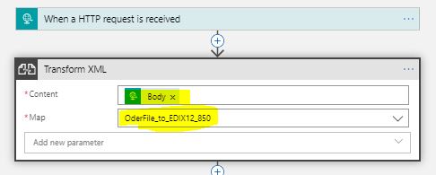 Transform xml to EDI 850 XML