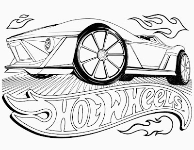 Desenhos para Colorir Hot Wheels Battle Force 5