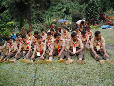 Pelantikan Bersama di Villa Widuri tahun 2010 - Pramuka MAN 6 Jakarta