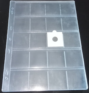 PVC Coin Sheets for 20 Coin Holders Capacity - Pack of 10 Sheets @ 200