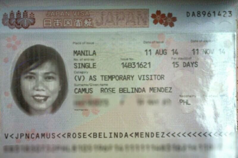 Esor's HAEppiness!: How to Apply for Japan Visa for Filipinos