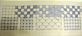 Quilting based on a grid