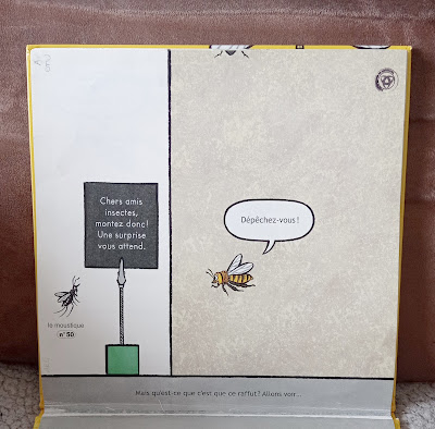 Premier arrivé, premier servi ! livre pour enfant sur les insectes et le dénombrement, pour compter, apprendre et rigoler, de Tomoko Ohmura, Editions L'école des Loisirs