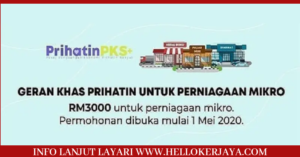 Permohonan Geran Khas Prihatin (GKP) ~ Bantuan RM3000 