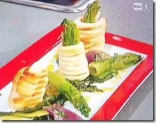 Baccalà in sfoglia con catalogna e alici