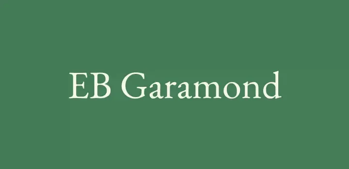 eb garamond top fonts for microsoft excel users on canva