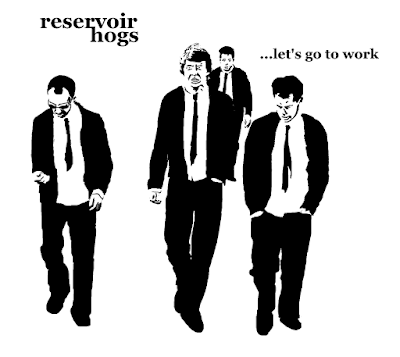 Shaun, Steve, Greg & J as Reservoir Hogs