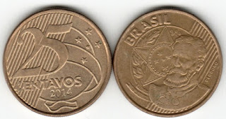 Moeda de 25 centavos, 2014