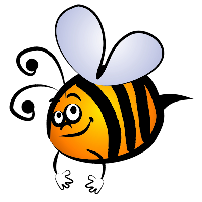 bee clipart cartoon 