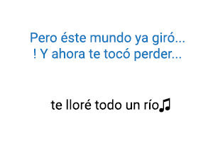 Maná Te Lloré Todo un Río  significado de la canción.