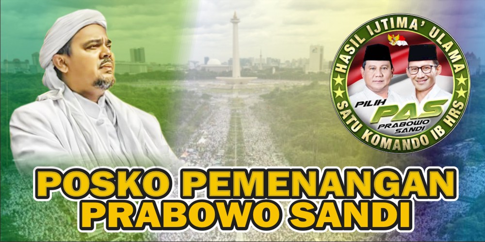 Download Spanduk Posko Pemenangan Prabowo Sandi Format CDR 