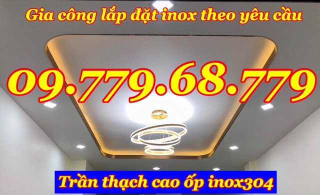 nẹp trần inox 304