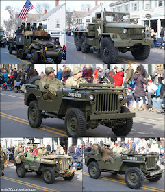 Vehículos Militares del Desfile de Acción de Gracias de Plymouth