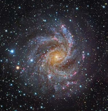 NGC 6946: The 'Fireworks Galaxy'