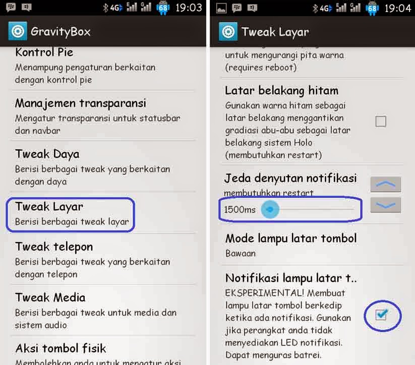 Mengaktifkan Fungsi LED Notification pada Tombol Capacitive HP Android