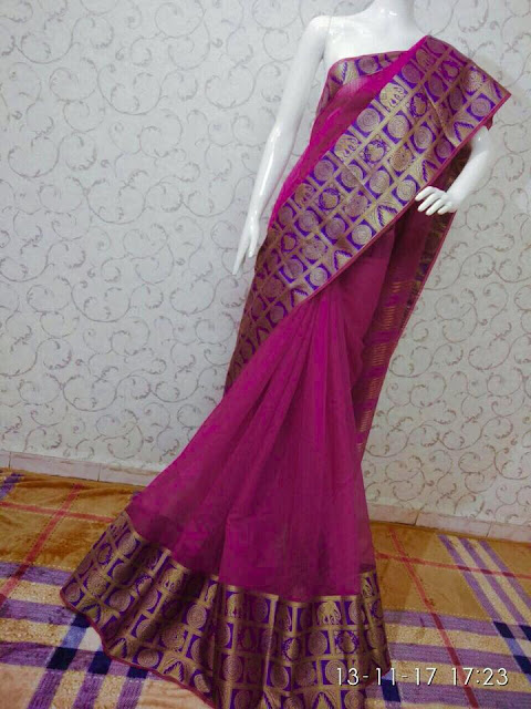 jacquard saree