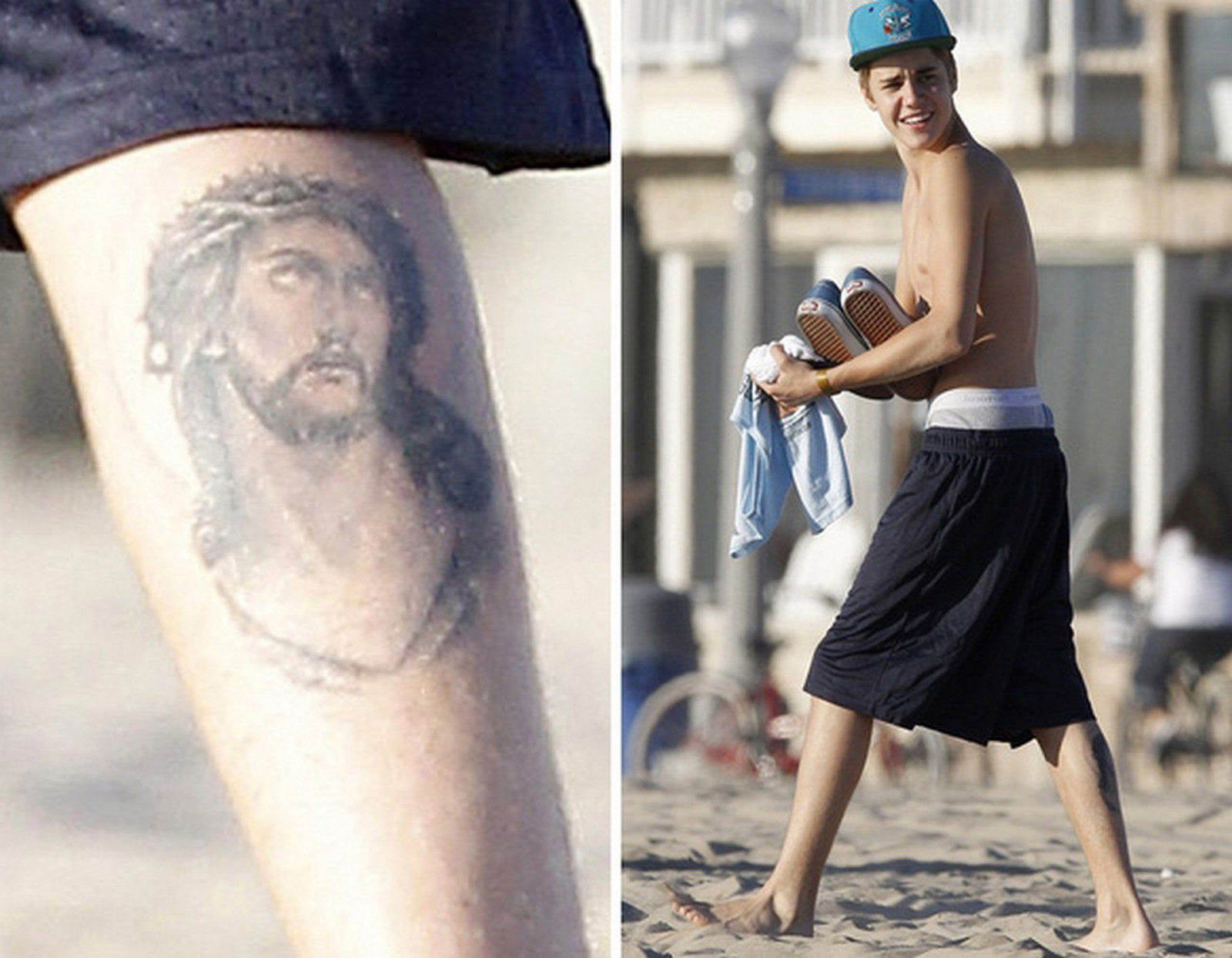 Justin Bieber Tattoo Pics