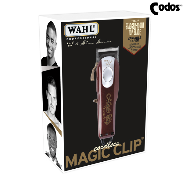 tông đơ cắt tóc wahl magic clip không dây 2018