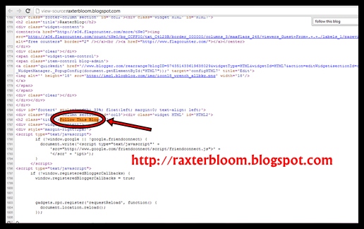 Cara Alternatif Membuat Google Friend Connect Melayang/Auto Hidden di Blog raxterbloom.blogspot.com