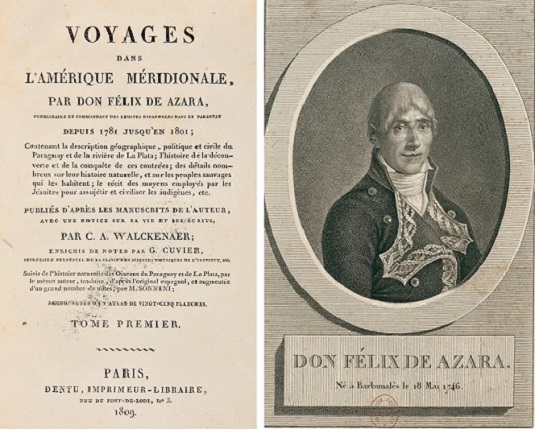 Voyages L'Amérique Méridionale Félix Azara