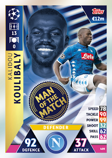 Match Attax UEFA Champions League 2018 2019 Collection SSC Napoli Set