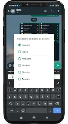 cómo hablar en otro idioma en WhatsApp