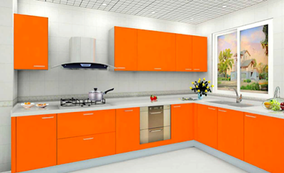 Kumpulan Desain Gambar Interior Rumah Warna Cat Orange Yang Menawan 