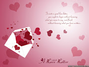 Wallpaper love (love letter love wallpapers)