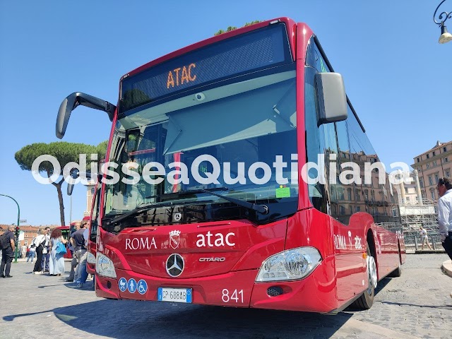 ATAC, entrano in servizio 118 nuovi autobus