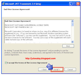 Instal Software Microsoft NET Framework