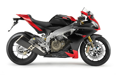 2010 Aprilia RSV4 Factory Black Red Color